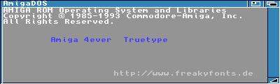 Amiga Forever Font