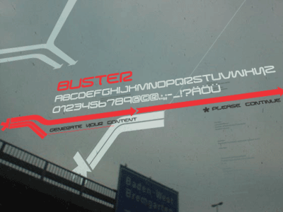 Buster Font