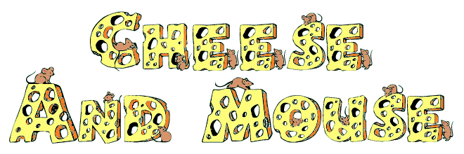 Cheese and Mouse Font