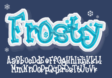 Frosty Font