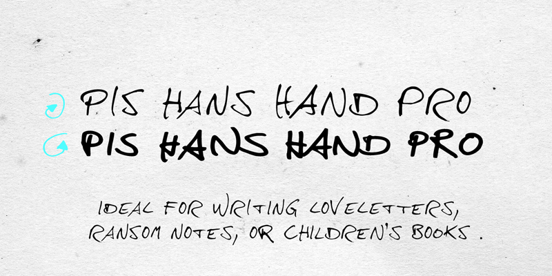Hans Hand Font