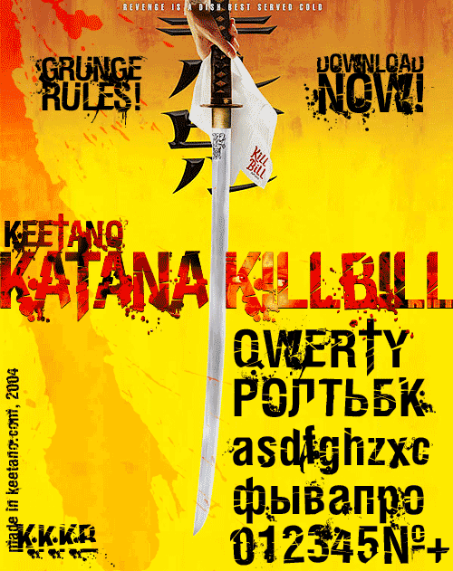 Keetano Katana Font
