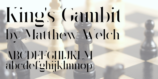 King's Gambit Font