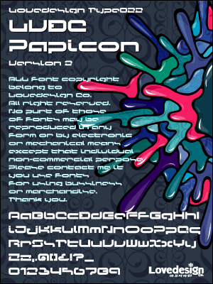 LVDC Papicon Font