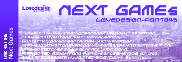 Next Games Font