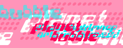 Planet Bubble Font