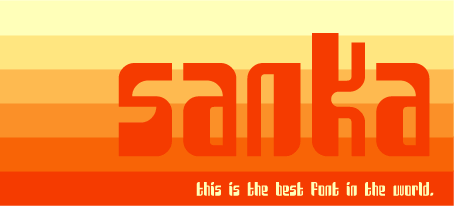 Sanka Font