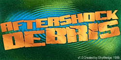 SF Aftershock Debris Font
