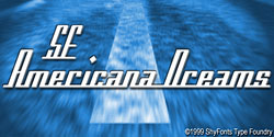 SF Americana Dreams Font