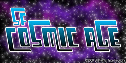 SF Cosmic Age Font