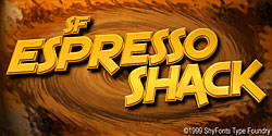 SF Espresso Shack Font