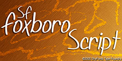 SF Foxboro Script Font