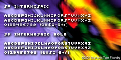 SF Intermosaic Font