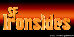 SF Ironsides Font