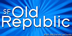 SF Old Republic Font