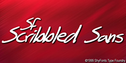SF Scribbled Sans Font