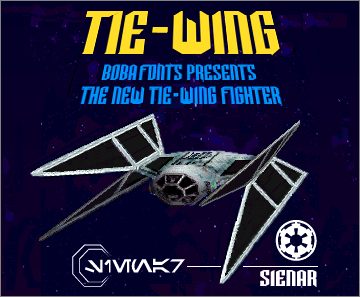 Tie Wing Font