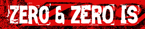 Zero & Zero Is Font