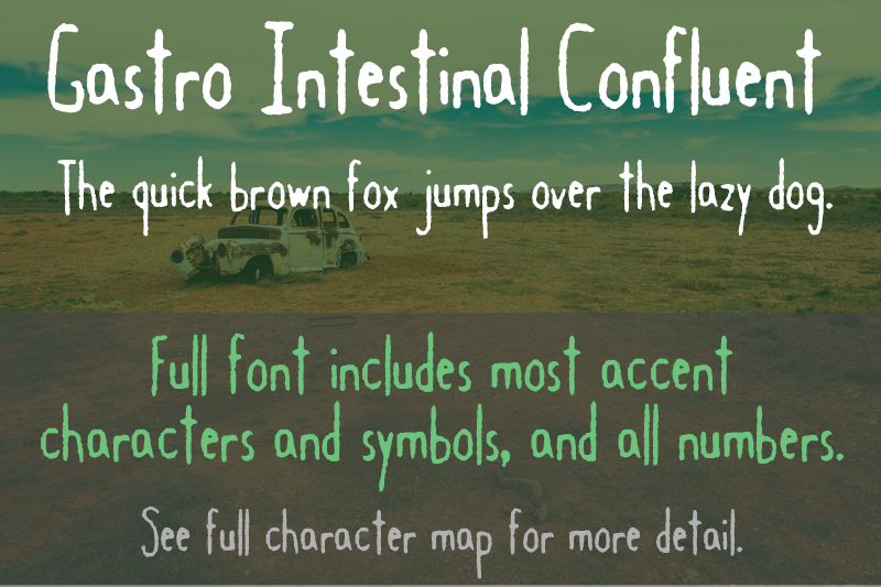 Gastro Intestinal Confluent Font