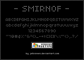 Smirnof Font