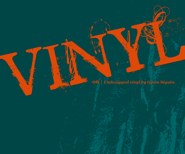 Undecapped Vinyl Font