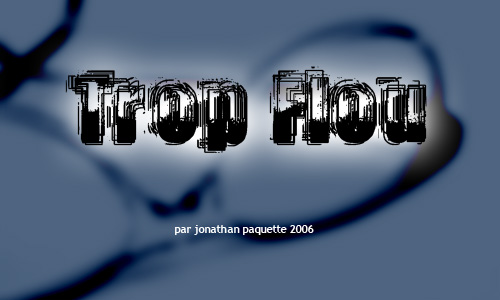 Trop Flou Font