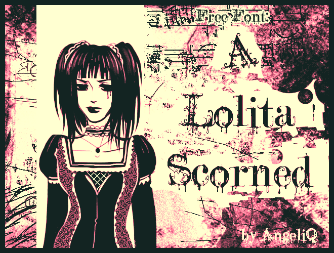 A Lolita Scorned Font