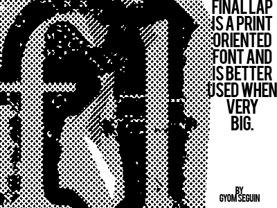 Final Lap Font