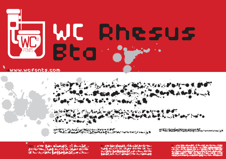 WC Rhesus A Bta Font