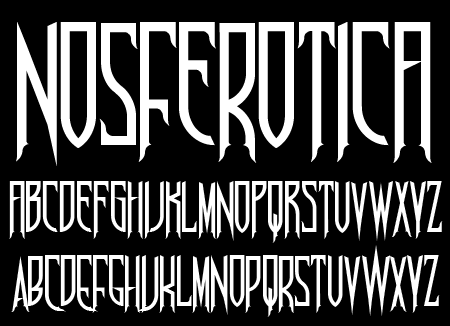 Nosferotica Font