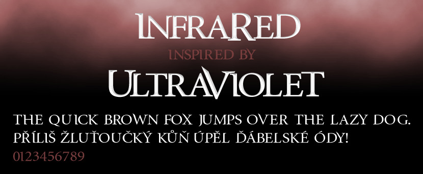 InfraRed Font
