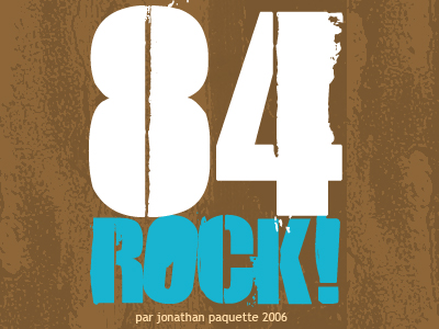84 Rock! Font
