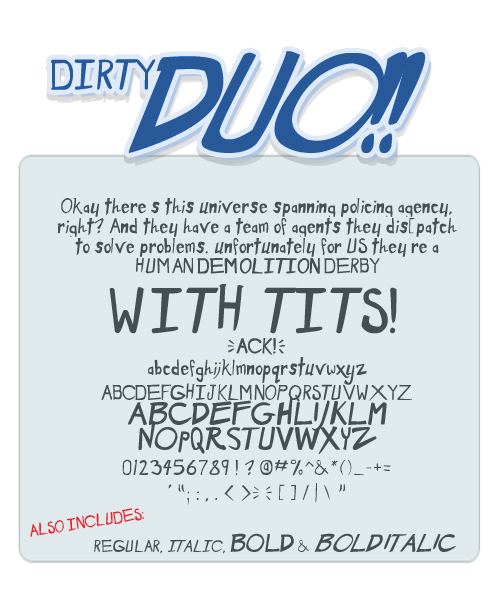 Dirty Duo Font