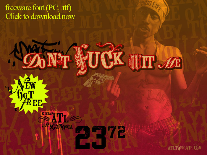 Keetano ATL My Gangsta Font