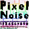 Pixel Noise Font
