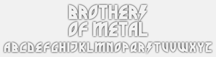 Brothers of Metal Font