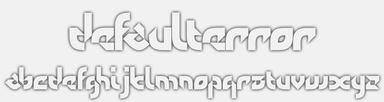 DefaultError Font