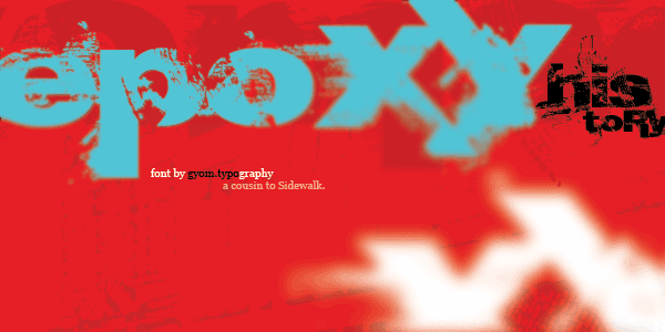 Epoxy History Font