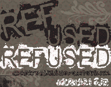 VTKS Refused Font