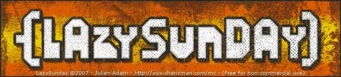 LazySunday Font