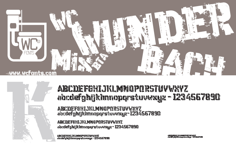 WC Wunderbach Mix Bta Font
