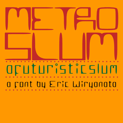 MetroSlum Font