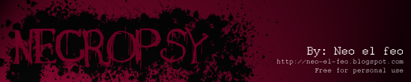 Necropsy Font