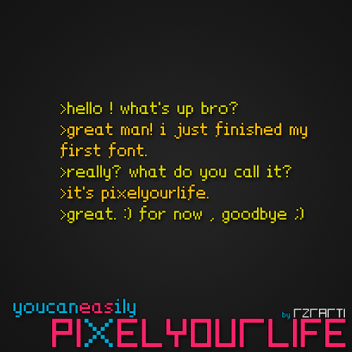 PixelYourLife Font