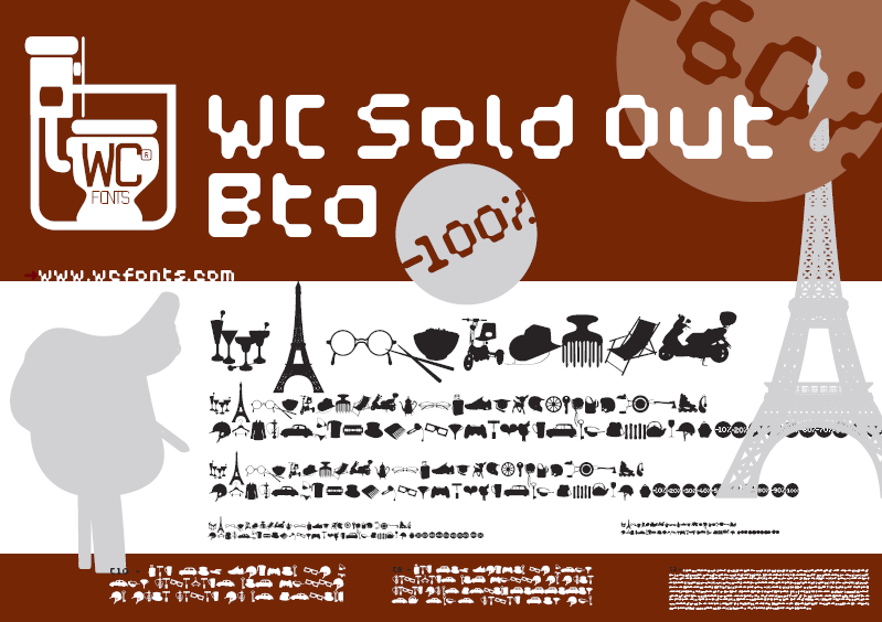 WC Sold Out A Bta Font