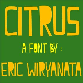Citrus 2008 Font