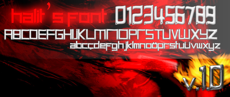 Halit's Font Font