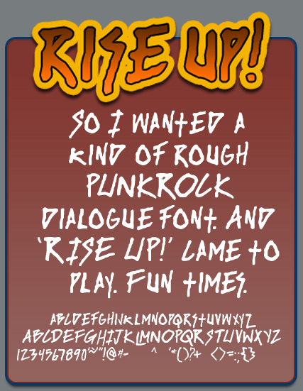 Rise Up Font