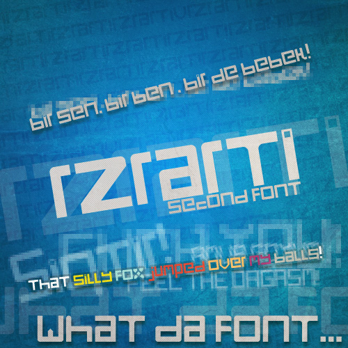 Rzrarti Font