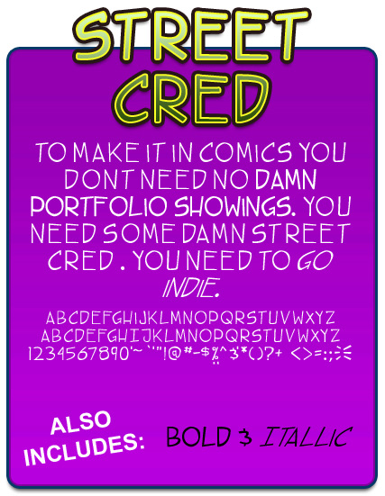 Steet Cred Font